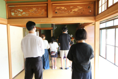 屋払い・着工式