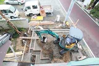 ガレージ新設工事
