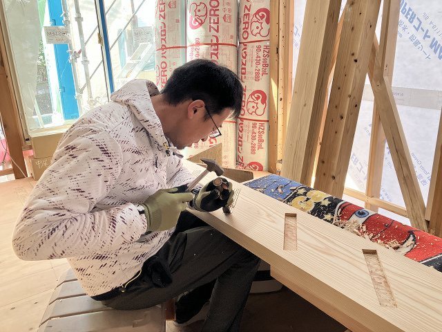 階段製作中～