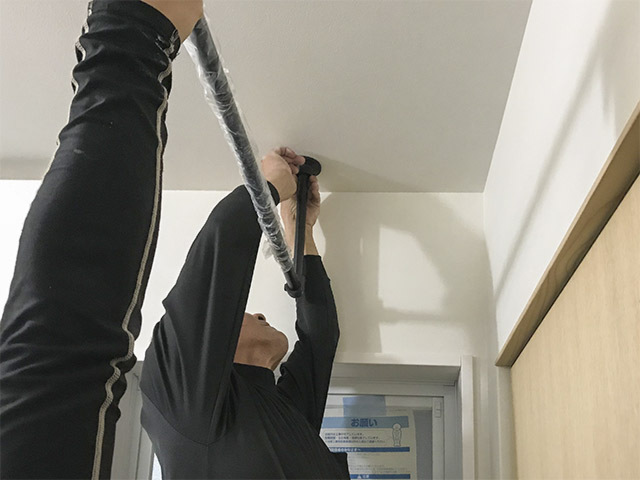 アイアンバー設置